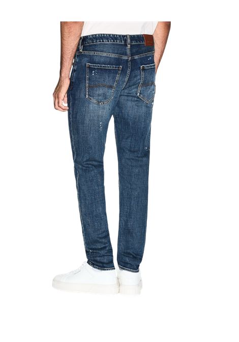 Jeans slim fit in pile di jeans ARMANI EXCHANGE | Jeans | XM000070 AF1712MB001